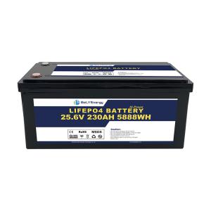 China IP65 Waterproof High Performance 24V 230Ah LiFePO4 Battery With M8 Terminal For Marine Boat factory