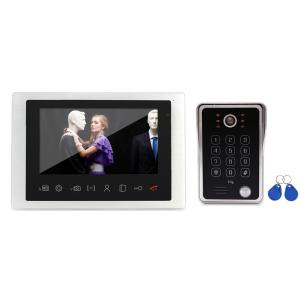 China Smart door phone door intercom and keypad camera 10 inch monitor video gate intercom system password, ID card unlock on sale