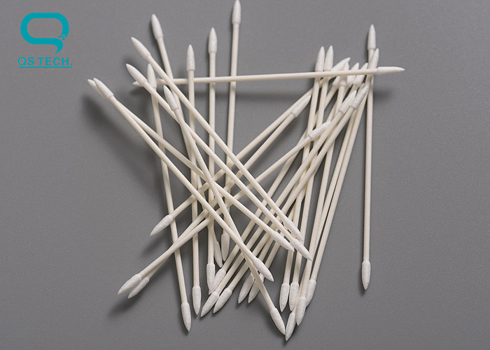 Double Head Industrial Long Stick Cotton Swabs Cleanroom Wooden Cotton Swab