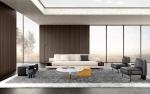 Modern Elegance: High Standard L-Shaped Fabric Sofa For Hotel,Office,Villa