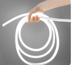 China 360 Degree Neon Flexible Strip Light DIY LED Silicone Round Tube Light 24V 12W IP67 factory
