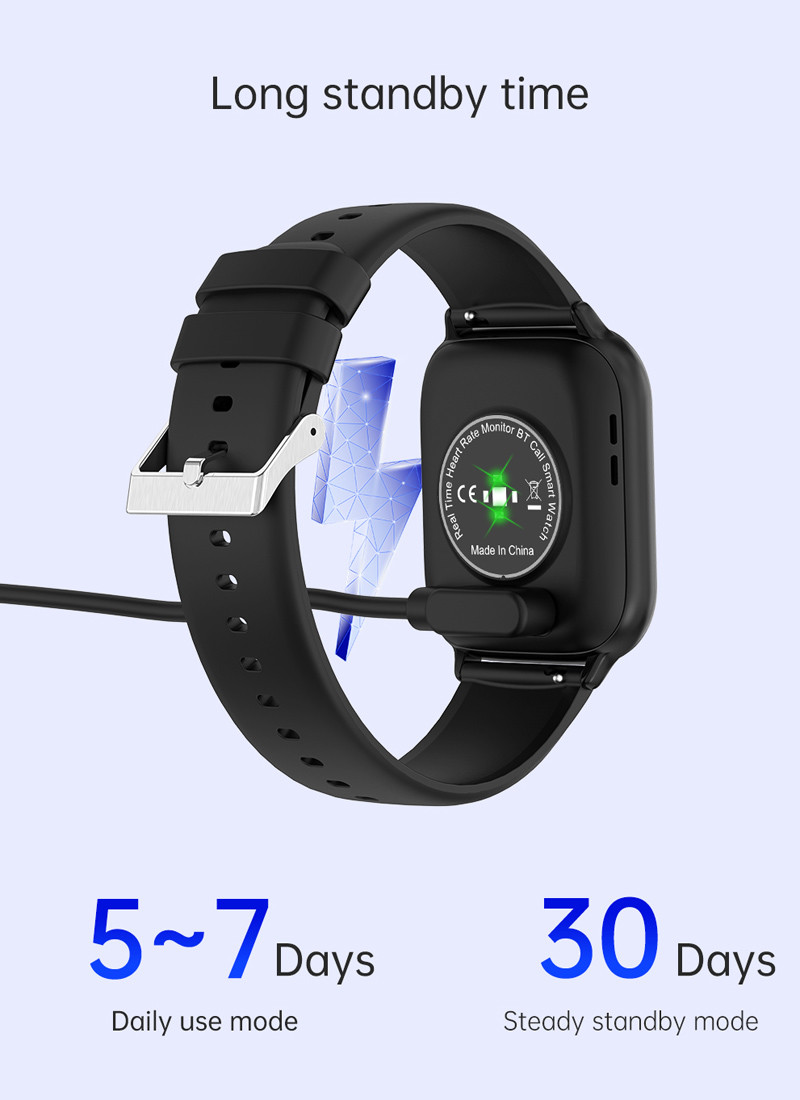 Waterproof IP68 Fitness Tracker Smartwatch Real Spo2 Men Smart Bands