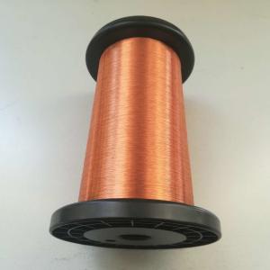 China UEW 130 / 155 / 180 Polyimide Enameled Copper Wire For Winding Insulated Type factory