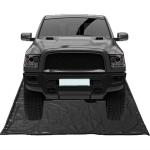 PVC Portable Car Washing Mat Easy To Clean Black Grey