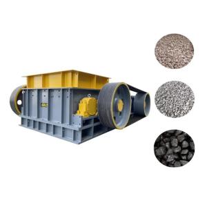 China 37kw*2 Double Roller Crusher Mini Rock Stone Crusher High Strength 50-120 TPH factory