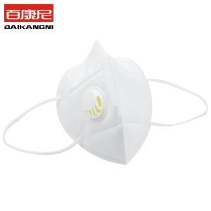 China CE EN149 4 Ply KN95 Disposable Respirator Mask With Valve Filt factory