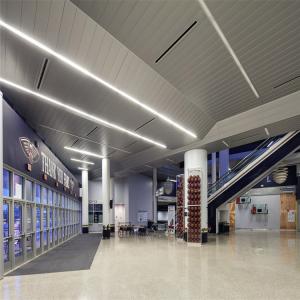 China 300mm Width Aluminum Metal Ceiling C300 PVDF Coating Surface factory