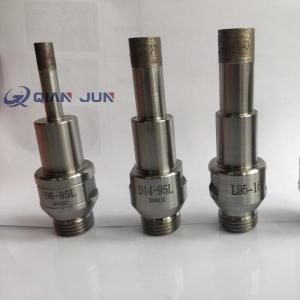 China Glass diamond core drill bits with thread drilling holes factory