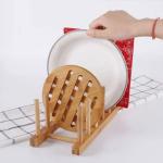 Kitchen Wooden Plate Display Rack