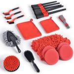 19Pcs Pp Car Detailing Brush Kit For Internal And External Detail