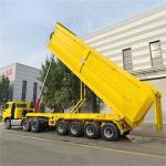 12-Piece Dump Semi-Trailer 3-Axle/4-Axle 12R20 Tire Rim 8.25-22.5 Customizable