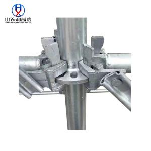 China Hot Dip Galvanized Steel Scaffolding Parts Tray Buckle Feet Adjustable 40*2.0 factory