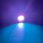 Marine 316LSS 27W Drain Plug Underwater LED Lights Blue Emitting