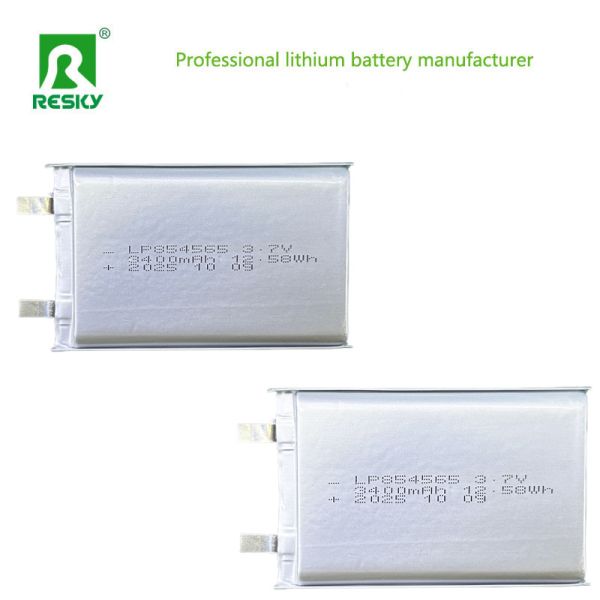 Power Lithium Cell 3.7V 3400mAh 12.58wh Solar Lithium Ion Polymer Battery Pack