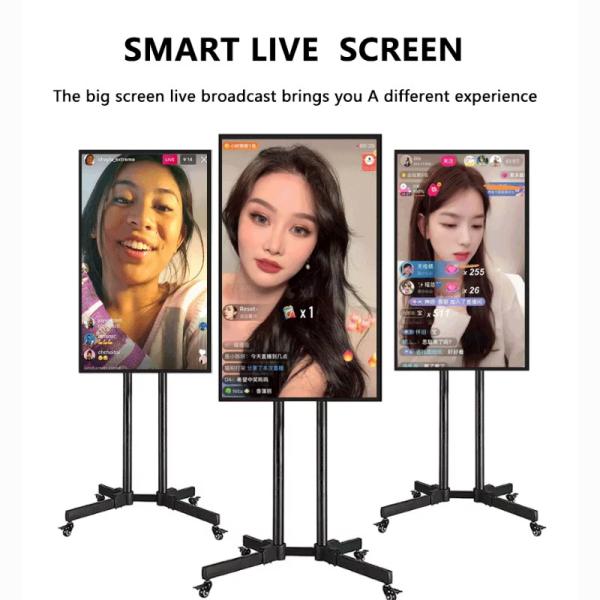 Smart Live Streaming Equipment Streaming Broadcasting Equipment Stand 43 Inch 55