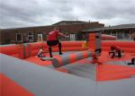 Interactive Inflatable Sports Arena , Wipeout Bounce House Outdoor Activities