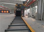 Steel Plate Cleaning 400V Roller Conveyor Shot Blasting Machine