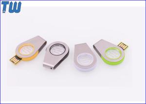 China Water Drop Circle Acrylic 8GB USB Flash Pen Drive Free Lanyard factory