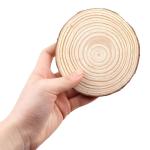 16CM Unfinished Natural Wood Slices Wooden Discs Crafts