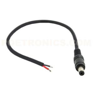 China DCC-M1 CCTV Male 12V DC Plug to Pigtail Power Cord Lead 5.5x2.1mm factory