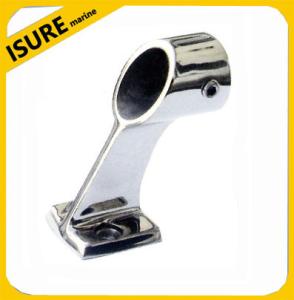 China Stainless Steel Boat Hand Rail 60 Degree Center Stanchion Boat Marine factory