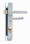 Classic Long Mortise Door Lock Panel Handle Electroplate