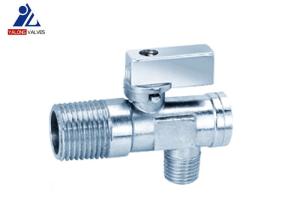 China Toilet 2M Brass Angle Valve ISO14001 90 Degree Angle Valve factory
