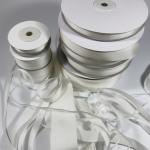 100% real pure silk woven double face taffeta silk ribbons for embroidery and