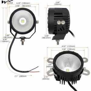 China 50000 Hours Working Time 2Pcs 3.5Inch Round LED Offroad Fog Pod Lights for Motorcycle factory