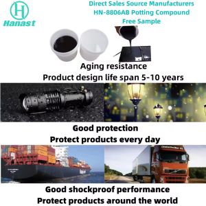 Liquid Silicone Potting Compound Raw Material Customizable Hardness, Mixing