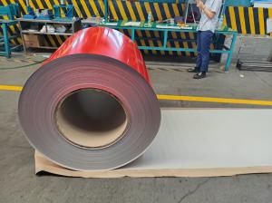 China 2/1 Coating Steel Rollings Coils With Back Paint Coating Thickness 5-15um factory