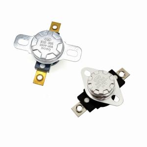 China KSD305 Bimetallic Thermostat Temperature Control Switch 40A Manual Reset Overheat Protector on sale