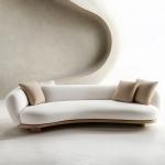 FOAM Filling Material Luxury Living Room Fabric Sofa Velvet Upholster Sectional
