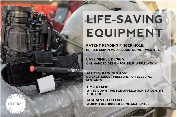 Medical Manufacturer Disposable Holder Military 95CM Combat Tactical Pneumatic CAT Tourniquet