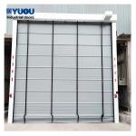 Airbag Sensor PVC High Speed Roller Shutter Door Fabric 8m Height 0.6m/s Opening