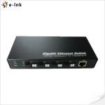 4 Port 1000BASE SFP Fiber Ethernet Switch 3 Port 10/100BASE-T