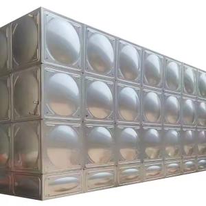 China 10000 Liter Segmented Stainless Steel Sectional Water Tank Customized Large Sized factory