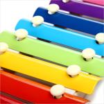 8 Notes Piano And Xylophone Toy With Wooden Frame
