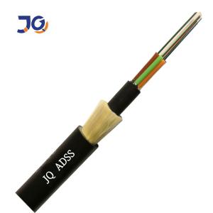 China 24 Core SM G652D ADSS Overhead Fiber Optic Cable factory