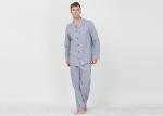 Trendy Breathable Mens Winter Sleepwear , Mens Extra Warm Pyjamas Anti Shrink