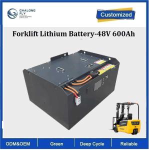China CLF 48V600Ah LiFePO4 Lithium Battery Packs Lithium Iron Phosphate Battery For Toyota Heli Forklift AGV Robot Scooter factory