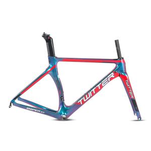 China 54cm T800 Carbon Frame Internal Cable With Holographic Color factory