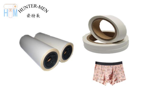 Elasticity TPU Hot Melt Adhesive Film Traceless Thermal Bonding Glassine Release