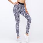 Elastic Band Womens Yoga Leggings Leopard Fitness Pants Custom made