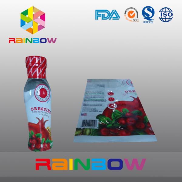 Printed High Shrinkage PVC / PET Hot Shrinking Labels / Heat Shrinking Sleeve