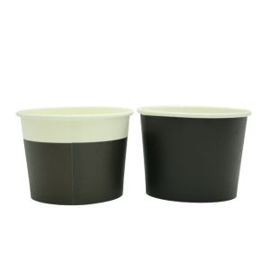 100ml 1000ml Custom Paper Ice Cream Cups With ISO9001 Certification