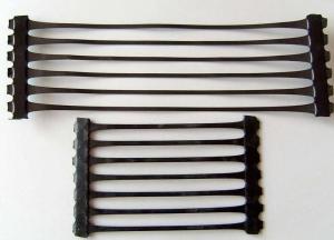China Plastic Polypropylene PP Biaxial Geogrid For Soil Stabilization Construction factory