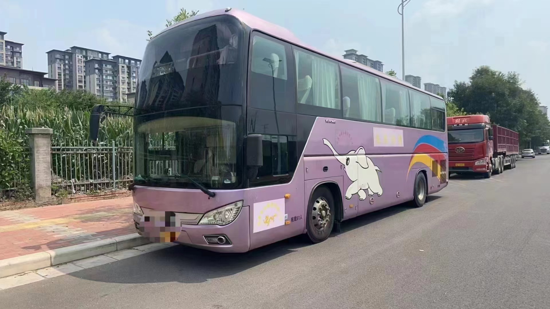 50-55 Seat Capacity Manual Transmission ZK6118 Buses Used Buses