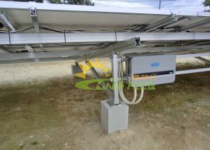 China Flat Roof Pv Solar Panel Roof Mounting Aluminum Rail Pole Mount factory