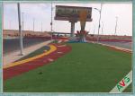 C - Shaped Gentle Outdoor Artificial Grass For Urban Landscaping 180 s / m